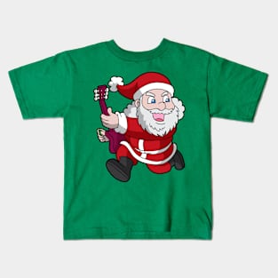 Christmas Santa Claus Rocks Kids T-Shirt